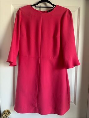 Vintage Banana Republic Pink Long Sleeve Shift Dress